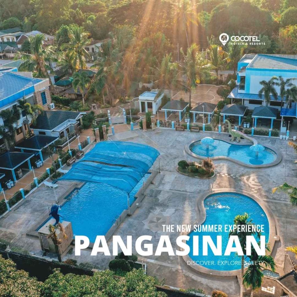 Kawayan Kiling by Cocotel, view from above, overlooking the pools.